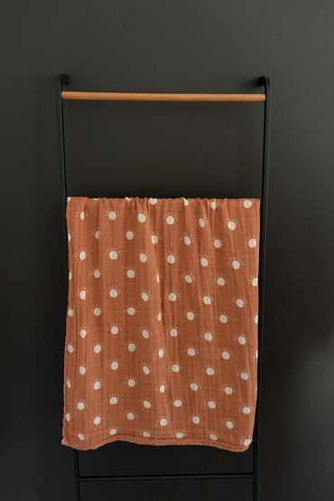 Mebie Baby Muslin Swaddle Blanket - Sunshine