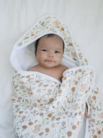 Mebie Baby Muslin Hooded Towel