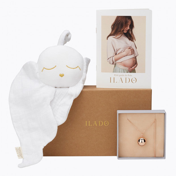 Ilado Mother-Baby Bonding box - Harmony Necklace / Lovey White