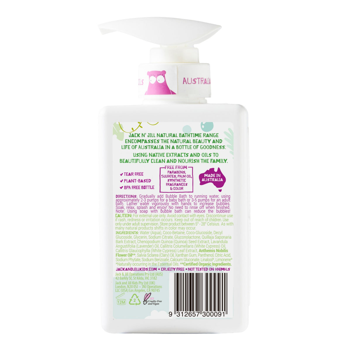 Jack n' Jill Bubble Bath - Serenity