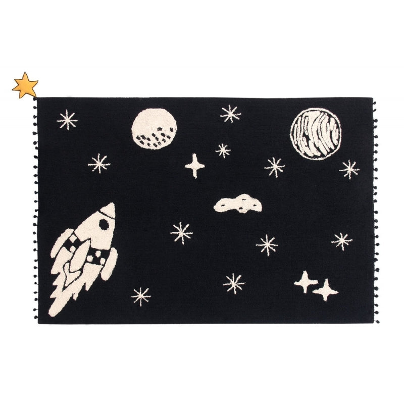 Lorena Canals - The Universe Rug - Black & White (SPECIAL ORDER ITEM)