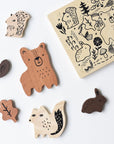 Wooden Tray Puzzle - Woodland Animals