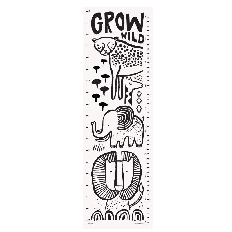 Wee Gallery Canvas Growth Chart - Assorted