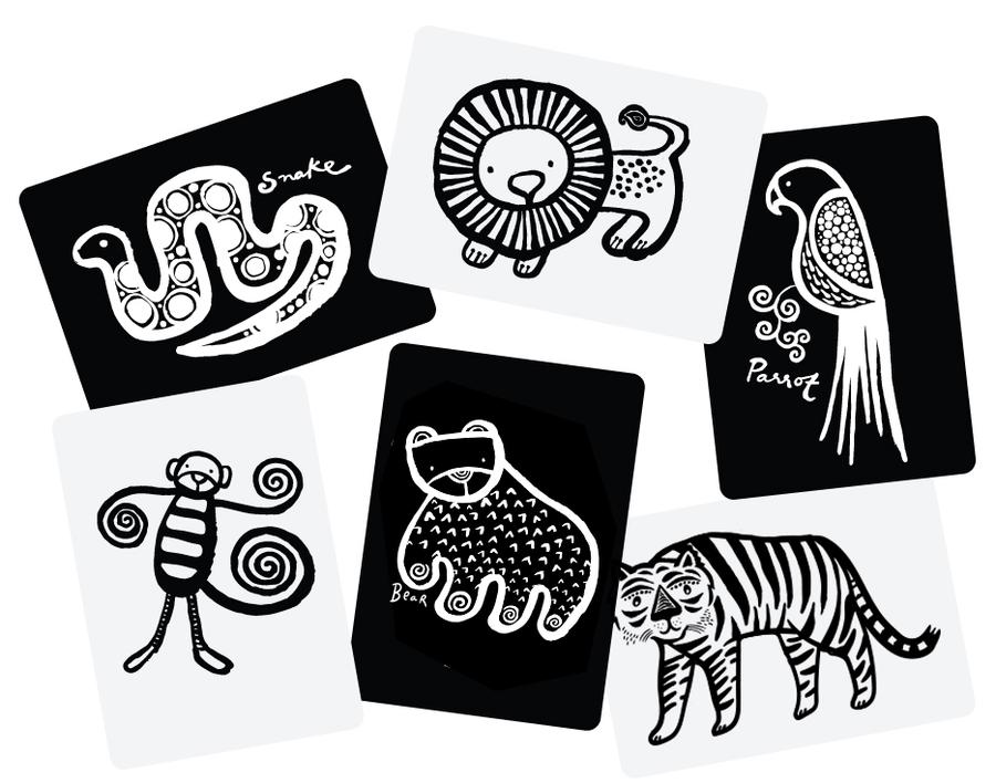 Wee Gallery Art Cards - Jungle Collection